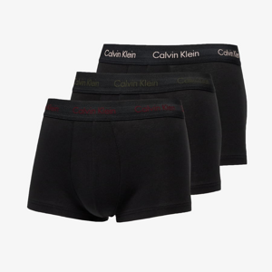 Calvin Klein Cotton Stretch Low Rise Trunk 3 Pack B-Woodrose/ Olive/ Deep Rouge Light
