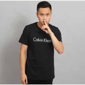 Tričko s krátkym rukávom Calvin Klein Crew Neck C/O čierne