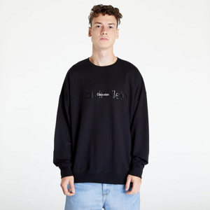 Mikina Calvin Klein Emb Icon Lounge Long Sleeve Sweatshirt Černá