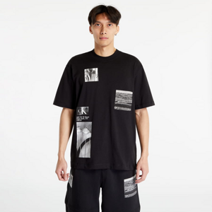 Tričko s krátkym rukávom CALVIN KLEIN JEANS Multi Landscape Grap S/S T-Shirt black denim