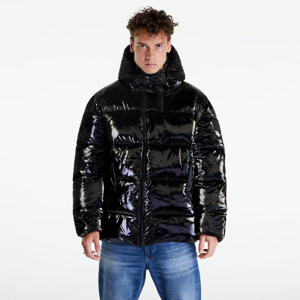 Pánska zimná bunda CALVIN KLEIN JEANS Oversized Shiny Puffer Jacket black/ relaxed