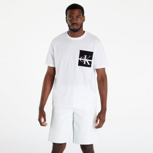 Tričko s krátkym rukávom CALVIN KLEIN JEANS Stripe Colorblock T-Shirt Bílé