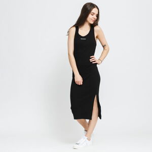 Šaty CALVIN KLEIN JEANS W Micro Branding Strappy Dress čierne