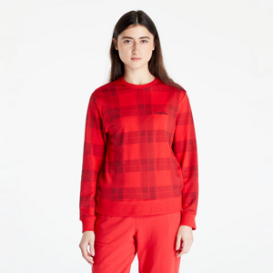 Dámske pyžamo Calvin Klein Mc Holiday Lw Rf L/S Sweatshirt Textured Plaid/ Exact