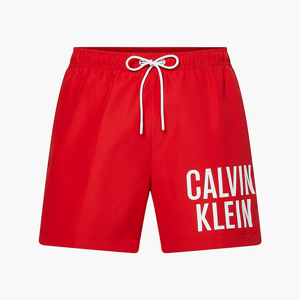 Pánske kúpacie šortky Calvin Klein Medium Drawstring červené