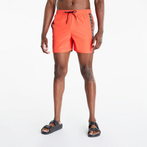 Pánske kúpacie šortky Calvin Klein Medium Drawstring Swim Shorts  CK One červené