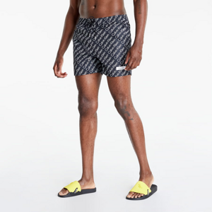 Pánske kúpacie šortky Calvin Klein Medium Drawstring Swim Shorts Core Solids black / red