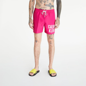 Pánske kúpacie šortky Calvin Klein Medium Drawstring Swim Shorts Intense Power Pink
