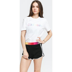 Dámske pyžamo Calvin Klein Pride SS Short Set biele / čierne