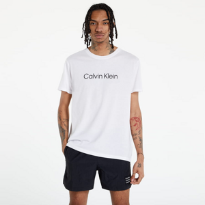 Tričko s krátkym rukávom Calvin Klein Relaxed Crew Tee biele