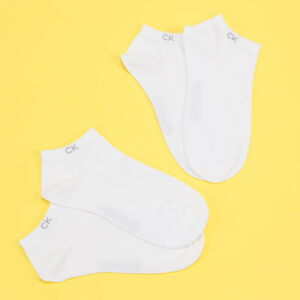 Ponožky Calvin Klein Women Flat Knit Liner 2Pack biele