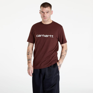 Tričko s krátkym rukávom Carhartt WIP S/S Script T-Shirt Vínové