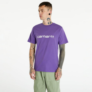 Tričko s krátkym rukávom Carhartt WIP S/S Script T-Shirt Arrenga/ White
