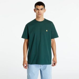 Tričko s krátkym rukávom Carhartt WIP Short Sleeve Chase T-Shirt Discovery Green/ Gold