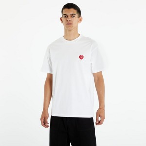 Tričko s krátkym rukávom Carhartt WIP Short Sleeve Double Heart T-Shirt White