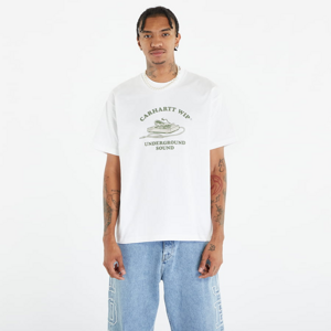 Tričko s krátkym rukávom Carhartt WIP Short Sleeve Underground Sound T-Shirt White
