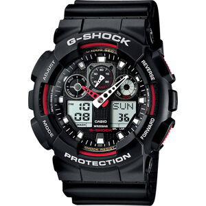 Hodinky Casio G-Shock GA 100-1A4ER čierne / červené