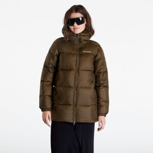 Dámska zimná bunda Columbia Puffect™ Mid Hooded Jacket Olive Green