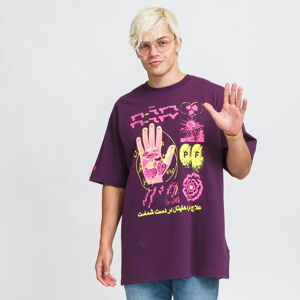 Tričko s krátkym rukávom Converse Paria Fashion Tee fialové