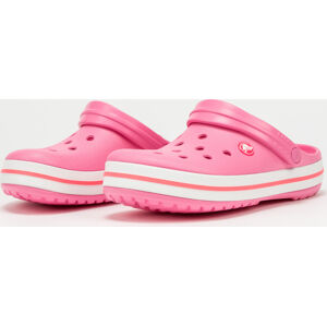 Papuče Crocs Crocband pink lemonade / white