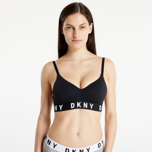 Podprsenka DKNY Cozy Boyfriend Wire Free Push Up Black/ DK White
