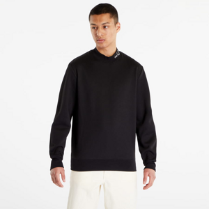 Mikina FRED PERRY Branded Collar Sweatshirt Black