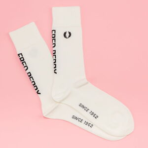 Ponožky FRED PERRY Branded Socks krémové