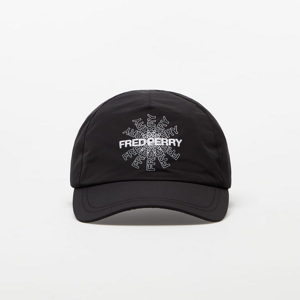 Šiltovka FRED PERRY Graphic Print Cap black / loose