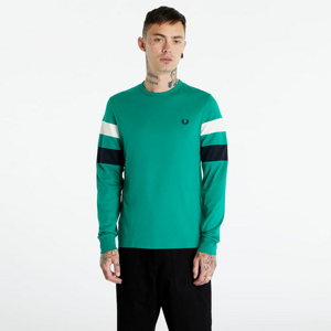 FRED PERRY Panelled Sleeve LS T-shirt Fred Perry Green