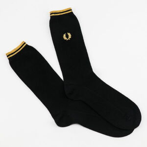Ponožky FRED PERRY Tipped Socks čierne
