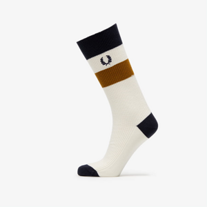 Ponožky FRED PERRY Waffle Stripe Sock biele