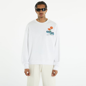 Mikina GUESS Go Earth Day Floral Crewneck Pure White