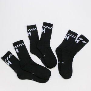 Ponožky Helly Hansen 3-Pack Cotton Sport Sock černé