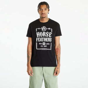 Tričko s krátkym rukávom Horsefeathers Jack T-Shirt Black