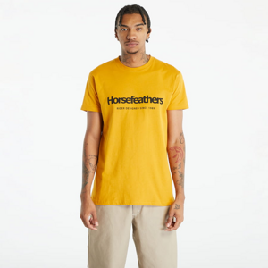 Tričko s krátkym rukávom Horsefeathers Quarter T-Shirt Sunflower
