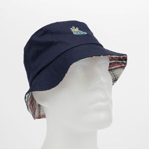 Klobúk HUF Crown Reversible Bucket Hat navy / multicolor