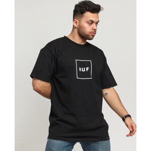Tričko s krátkym rukávom HUF Essentials Box Logo Tee čierne