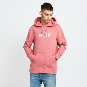 Mikina HUF Essentials OG Logo Hoodie ružová