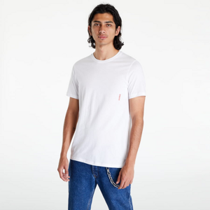 Tričko s krátkym rukávom Hugo Boss 2-Pack Of Cotton Underwear T-Shirts With Vertical Logo black/ relaxed