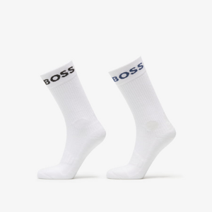 Ponožky Hugo Boss 2-Pack of Short Logo Socks In Cotton Blend cwhite