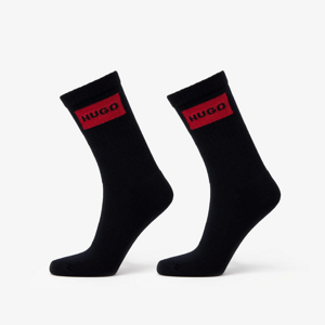 Ponožky Hugo Boss 2-Pack Socks black stone washed no length