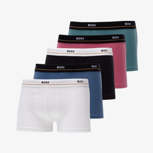 Hugo Boss 5-Pack of Stretch-Cotton Trunks With Logo Waistbands