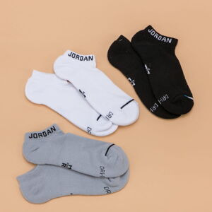 Ponožky Jordan U J Everyday Max NS 3Pack čierne / biele / šedé