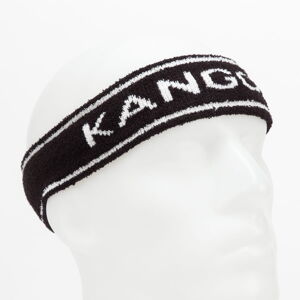 KANGOL Bermuda Stripe Headband čierna / biela