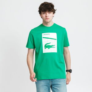 Tričko s krátkym rukávom LACOSTE Men's Sport 3D Print Tee zelené