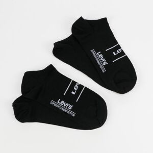 Ponožky Levi's ® 2Pack Low Cut Sport Socks čierne / biele