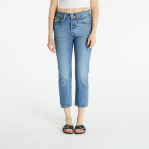 Dámske jeans Levi's ® 501® Crop Jeans Medium Indigo Worn In - Blue