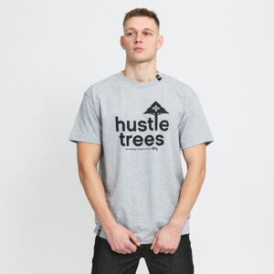 Tričko s krátkym rukávom LRG Hustle Trees Tee melange šedé