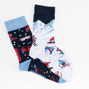 Ponožky Many Mornings Alpine Ski Socks navy / biele / modré / červené