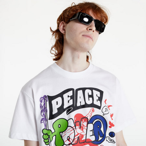 Tričko s krátkym rukávom Market Peace And Power T-Shirt optic white